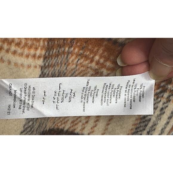 Pretty Little Thing Plus Size Wool Oversized Duster Coat Size 14 - Picture 15 of 15